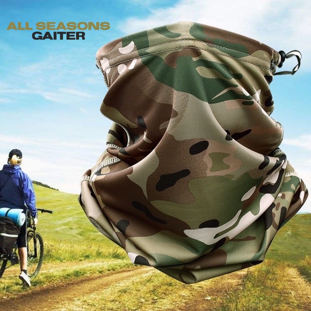 Green Camouflage Tactical Gaiter